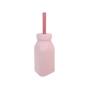 Minikoioi Bottle + Straw – Pinky Pink / Velvet Rose