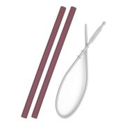 Minikoioi Flexi Straws – 2pcs Velvet Rose & Brush
