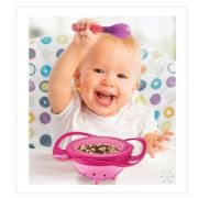 Babyjem 360 Rotating Bowl – Pink