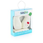 Babyjem Neck & Seatbelt Pillow Set – White