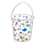 Babyjem Bath Bucket – Transparent Pink