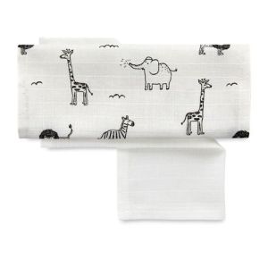 Babyjem Zoo Muslin Napkin – 4 pcs