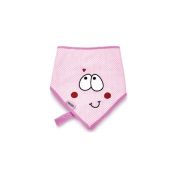 Babyjem Bandana Bib with Soother Holder – Blue Face