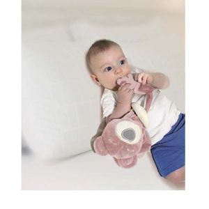 Babyjem Sleep Buddy with Teether – Pink