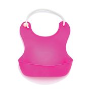 Babyjem Soft Pelican Bib with Pocket – Pink