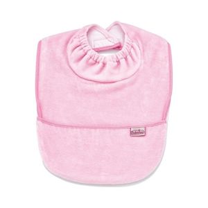 Babyjem Velvet Elastic Neck Bib – Pink