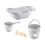 Babyjem Baby Bath Set 5pcs – Gray