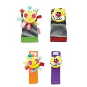 Babyjem Wrist & Foot Rattle – Sun & Cat