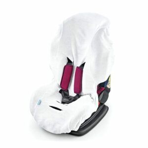 Babyjem Car Seat Towel Cover Large – White