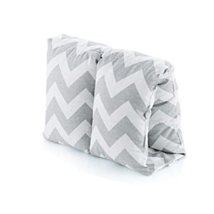 Babyjem Wrist Feeding Pillow – Chevron Gray