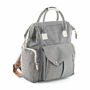 Babyjem Multifunctional Diaper Bag (Backpack) – Grey