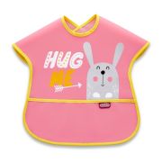 Babyjem Waterproof Poly Bib – Pink