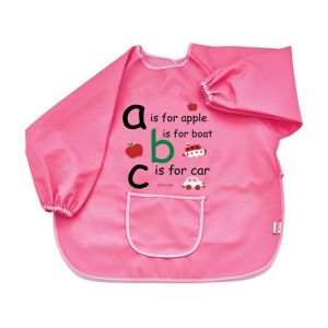 Babyjem ABC Waterproof Activity Apron – Pink