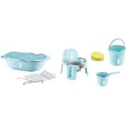 Babyjem Bath Set with Potty 6 Pcs – Blue