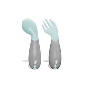 Babyjem Fork & Spoon Set – Green