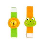 Babyjem Wrist & Foot Rattle – Frog & Lion