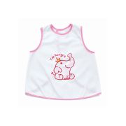 Babyjem Sleeveless Waterproof Poly Bib – Pink