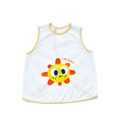 Babyjem Sleeveless Waterproof Poly Bib – Yellow