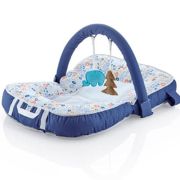 Babyjem Lay Sit Play Cushion – Navy Blue