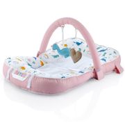 Babyjem Lay Sit Play Cushion – Dino Pink