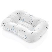 Babyjem Feeding Pillow with Wristband – Blue