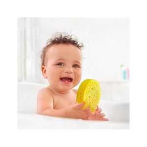 Babyjem Natural Bath Sponge – Yellow