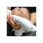 Babyjem Feeding Pillow with Wristband – Gray