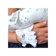 Babyjem Feeding Pillow with Wristband – Blue