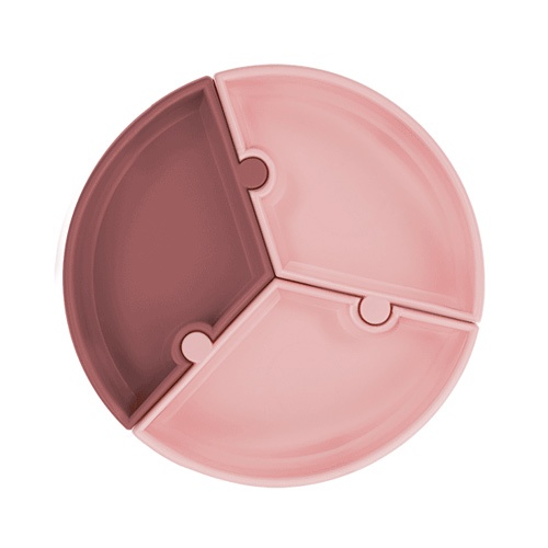 Puzzle Plate - Pink/Rose Puzzle Plate - Pink/Rose