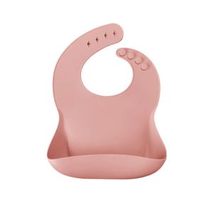 Minikoioi Basics Bib – Pinky Pink