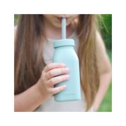 Minikoioi Bottle + Straw – Bubble Beige / Powder Grey