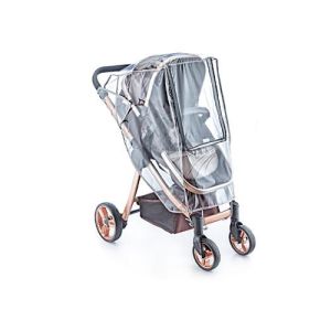 Babyjem Stroller Rain Cover with Zipper Window – Clear