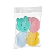 Babyjem Animal Shape Bath Sponges – 4 pcs