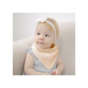 Babyjem Muslin Bib with Teether – Ecru