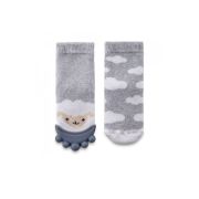 Babyjem Teether Socks – Gray