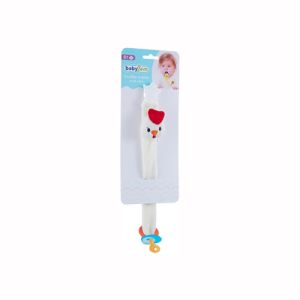 Babyjem Soothie Holder –  Ecru Chicken