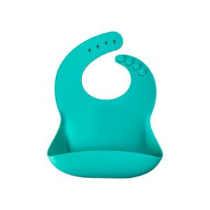 Minikoioi Basics Bib – Aqua Green