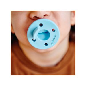 Minikoioi Basics Soother – Aqua Green / Mineral Blue