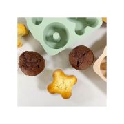 Minikoioi XOXO Muffin Mold – Woody Brown / Powder Gray