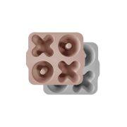 Minikoioi XOXO Muffin Mold – Bubble Beige / Powder Gray