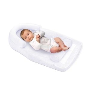 Babyjem Reflux & Flat Head Pillow with Cherry Seed Belt – White