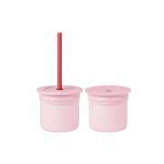 Minikoioi Sip + Snack – Pinky Pink / Velvet Rose