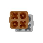 Minikoioi XOXO Muffin Mold – Woody Brown / Powder Gray