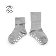 KipKep Bio Cotton Stay-on-Socks Gray – 1 Pair