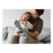 KipKep Bio Cotton Stay-on-Socks Gray – 1 Pair