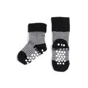 KipKep Anti-Slip Stay-on-Socks Black Stripes – 1 Pair
