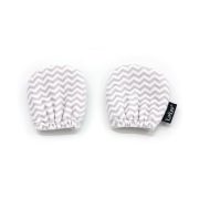 KipKep Anti Scratch Mittens – Silver Gray