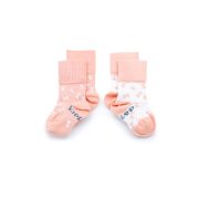 KipKep Bio Cotton Stay-on-Socks Party Pink – 2 Pairs