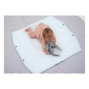 KipKep Play Mat & Changing Mat with Nursery Bag – Grey Rocky Mint