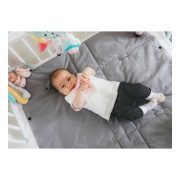 KipKep Play Mat & Changing Mat with Nursery Bag – Grey Rocky Mint